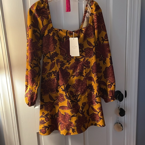 BOHO BABE gorgeous NWT classic feminine French Sezane dress 36 🌞 - Picture 6 of 9